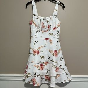 White Floral Dress